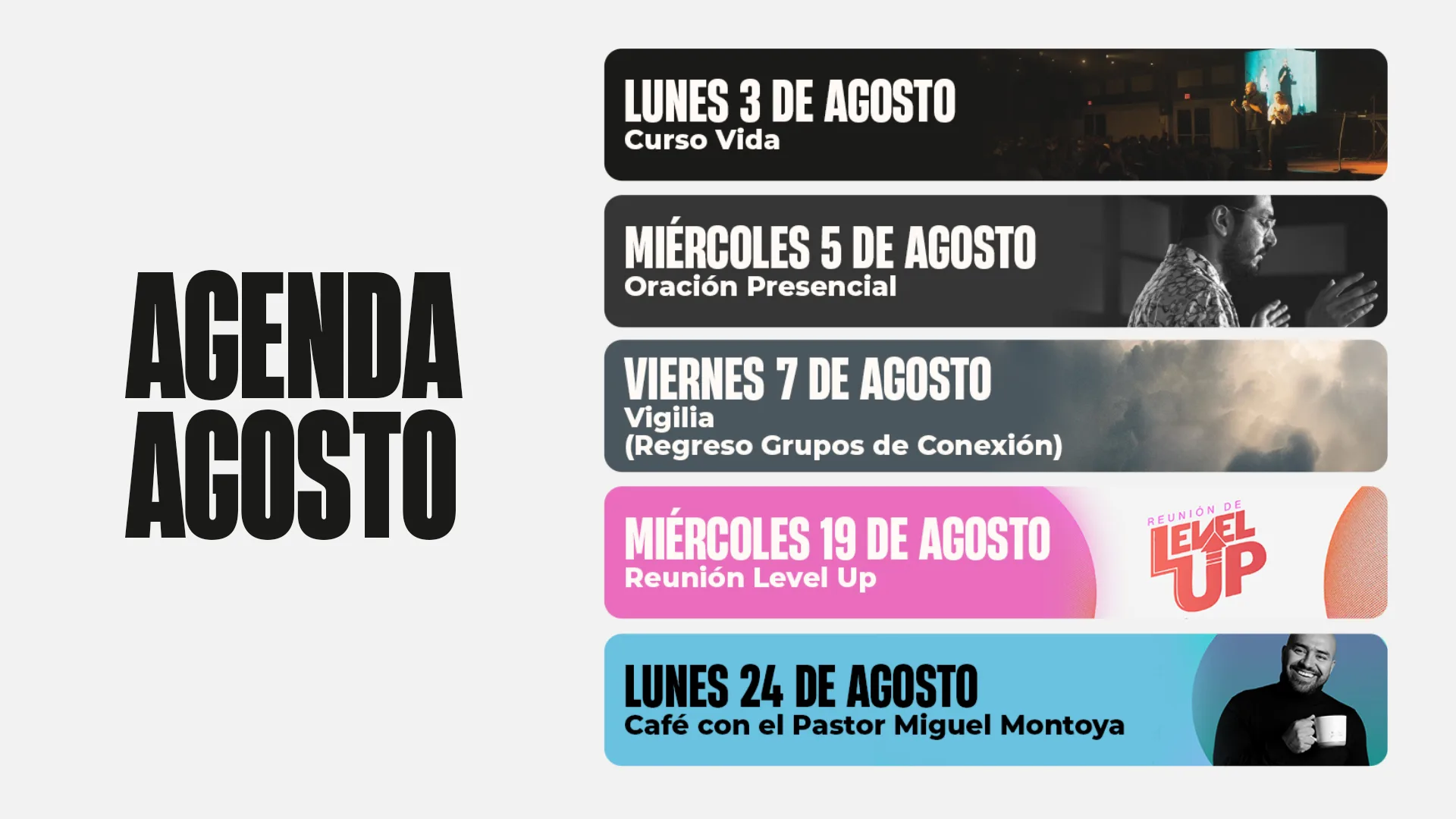 Proximós eventos